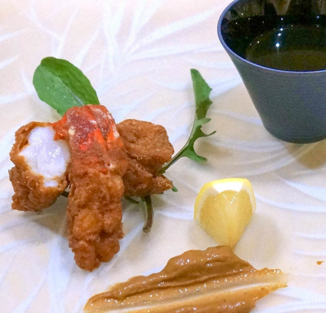 名物、伊勢海老のフライ