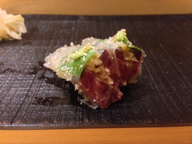 露地のカウンター和食店でほっこり