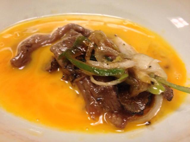 ステーキハンバーグが名物のお店