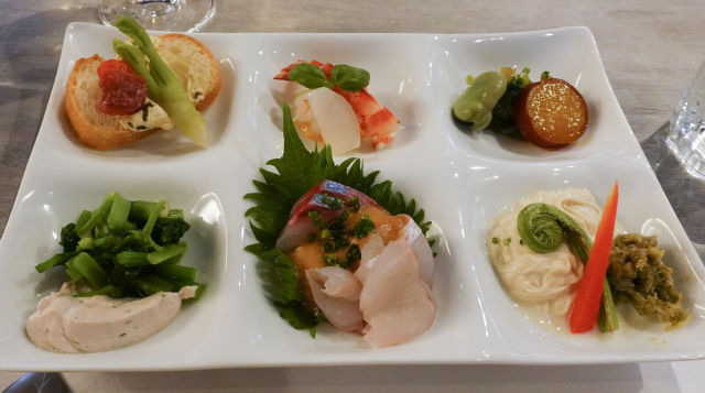 景色抜群の創作日本料理
