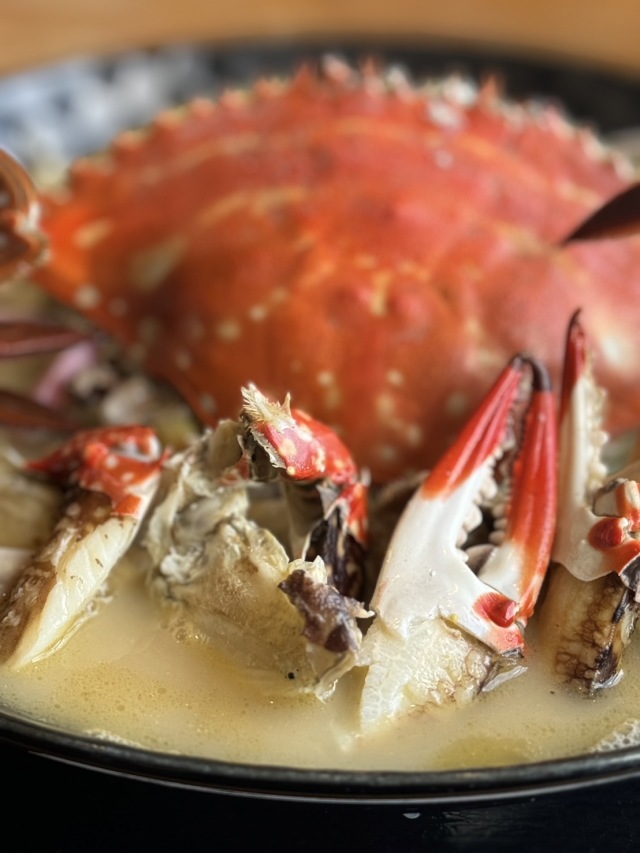 有明海を望む太良町絶景の竹崎蟹料理店
