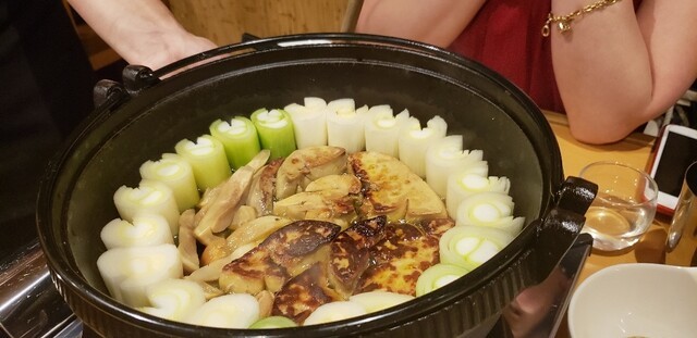 念願のフォアグラ鍋