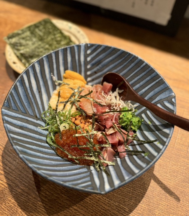 不動と自信の和食店