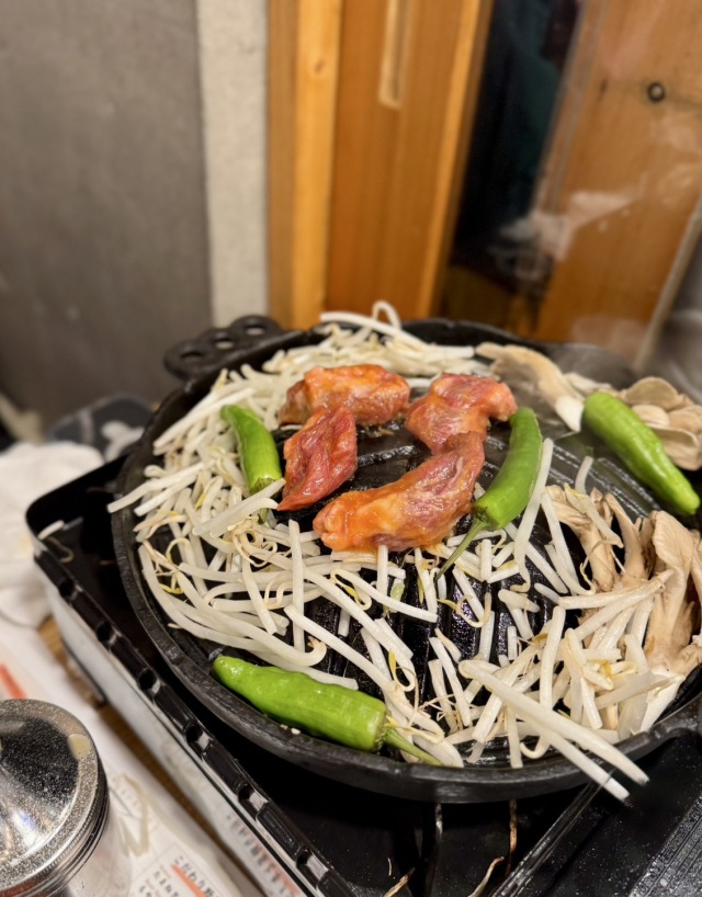 身も心も燃えたぎる一球入魂ジンギスカン