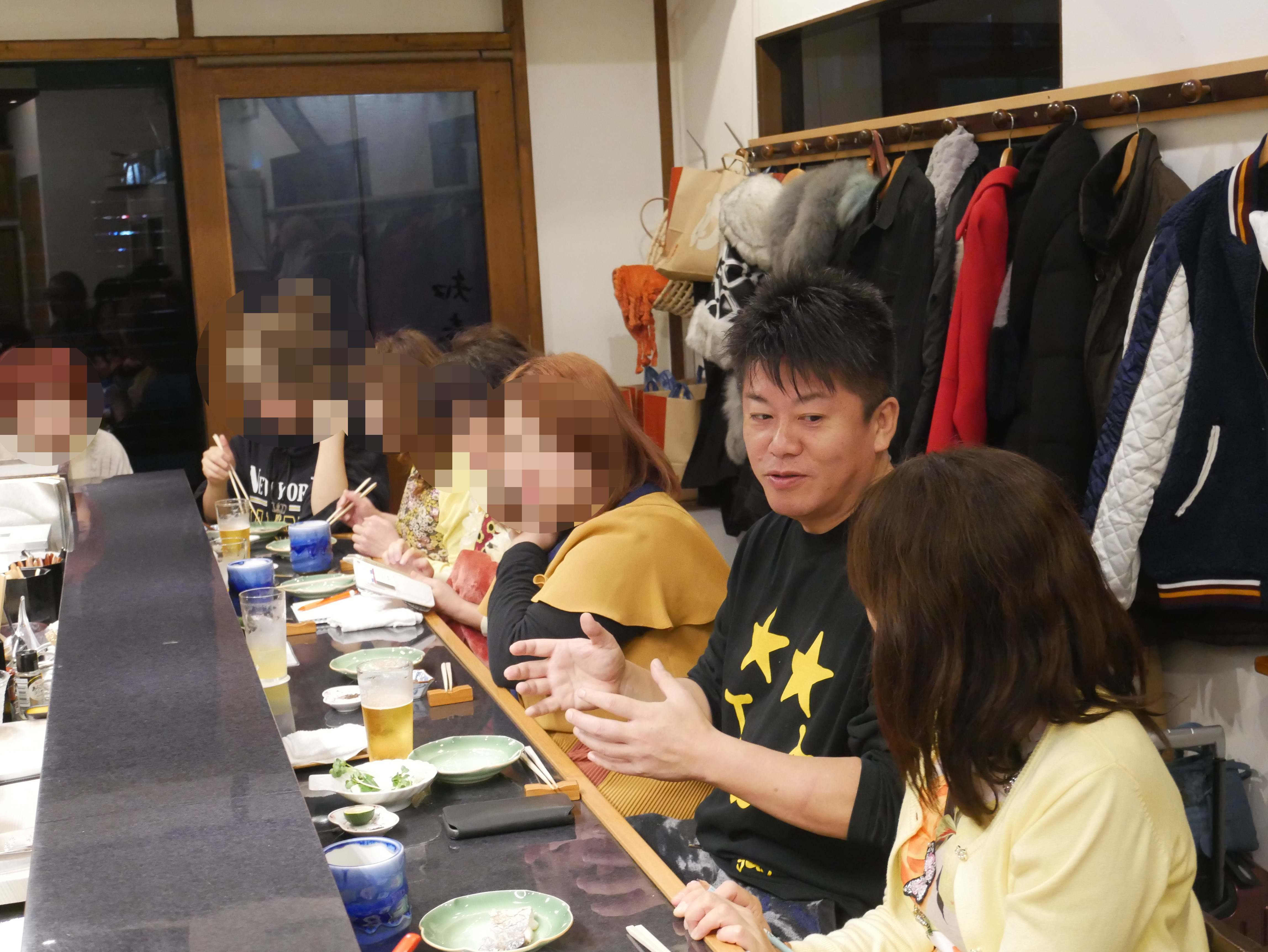 第45回堀江貴文とカウンターで高級寿司を食べるTERIYAKIプレミアム鮨会 in 大阪