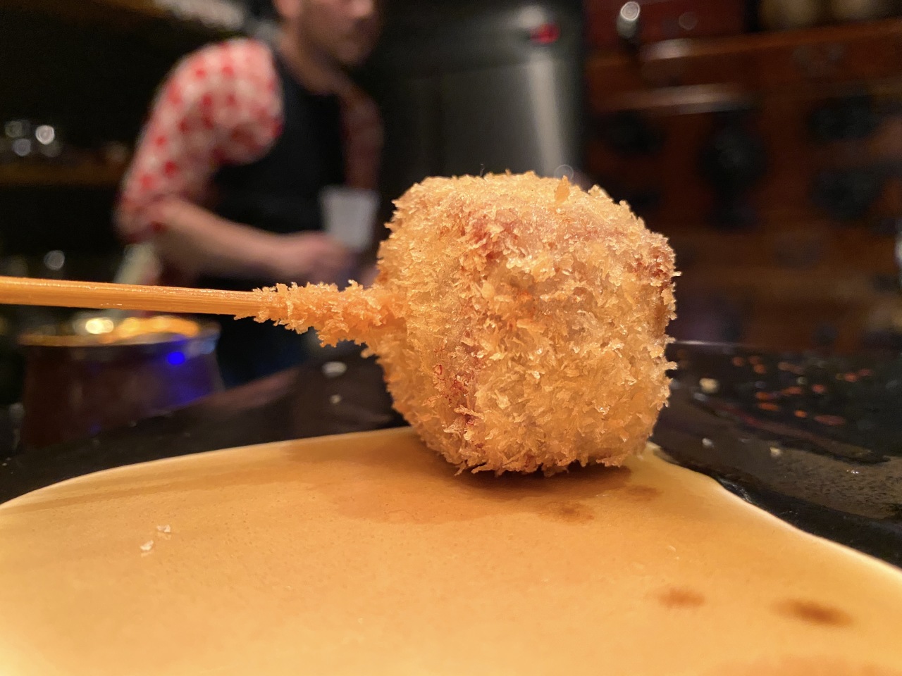 【神楽坂グルメ】博多出身の店主が織りなす、都内随一とも言える絶品串揚げを味わえる神楽坂の名店【●●●】