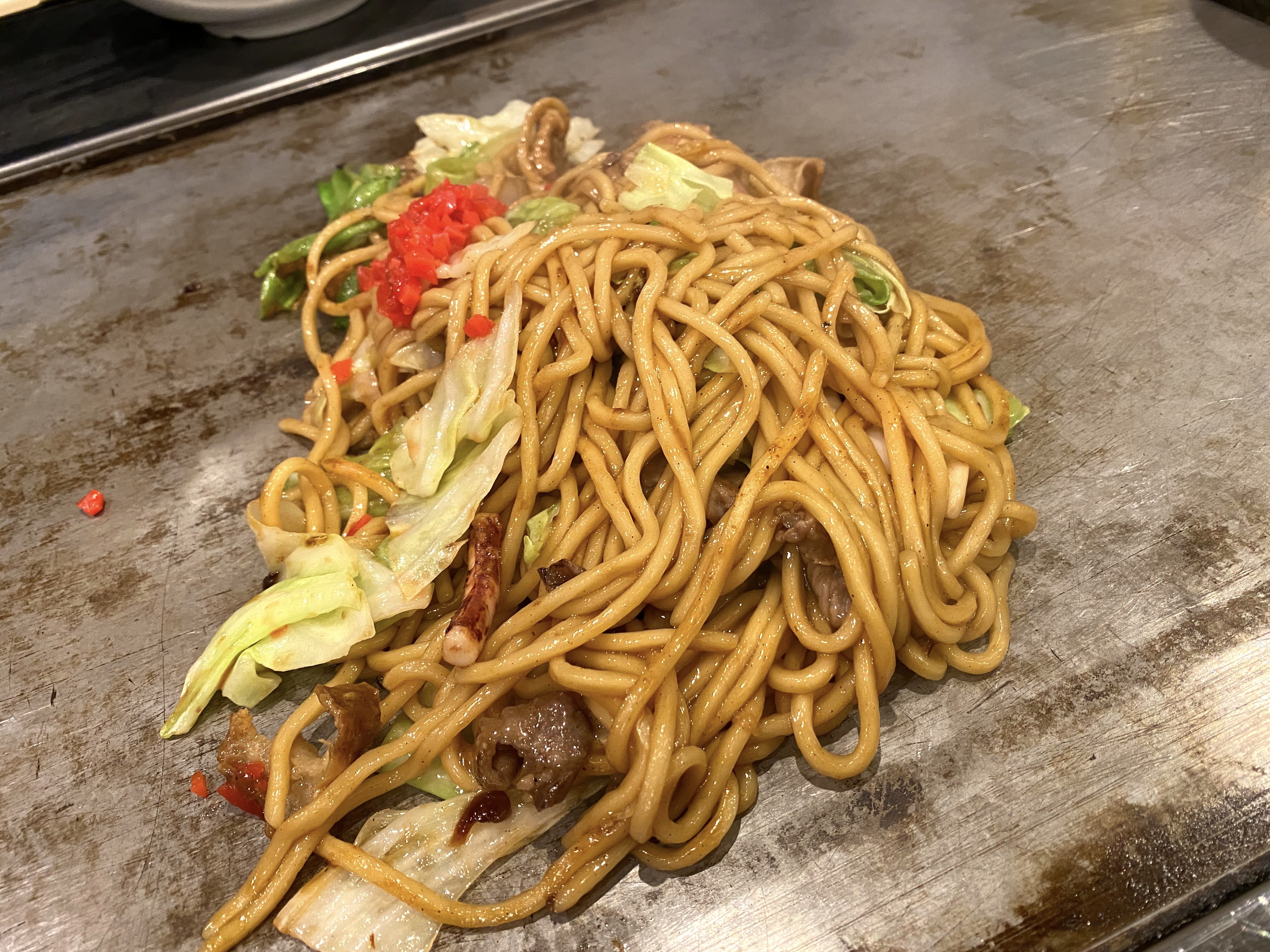 【TERIYAKI美食倶楽部オフ会】大阪上本町にある焼きそば・お好み焼き専門店【あじくらや】