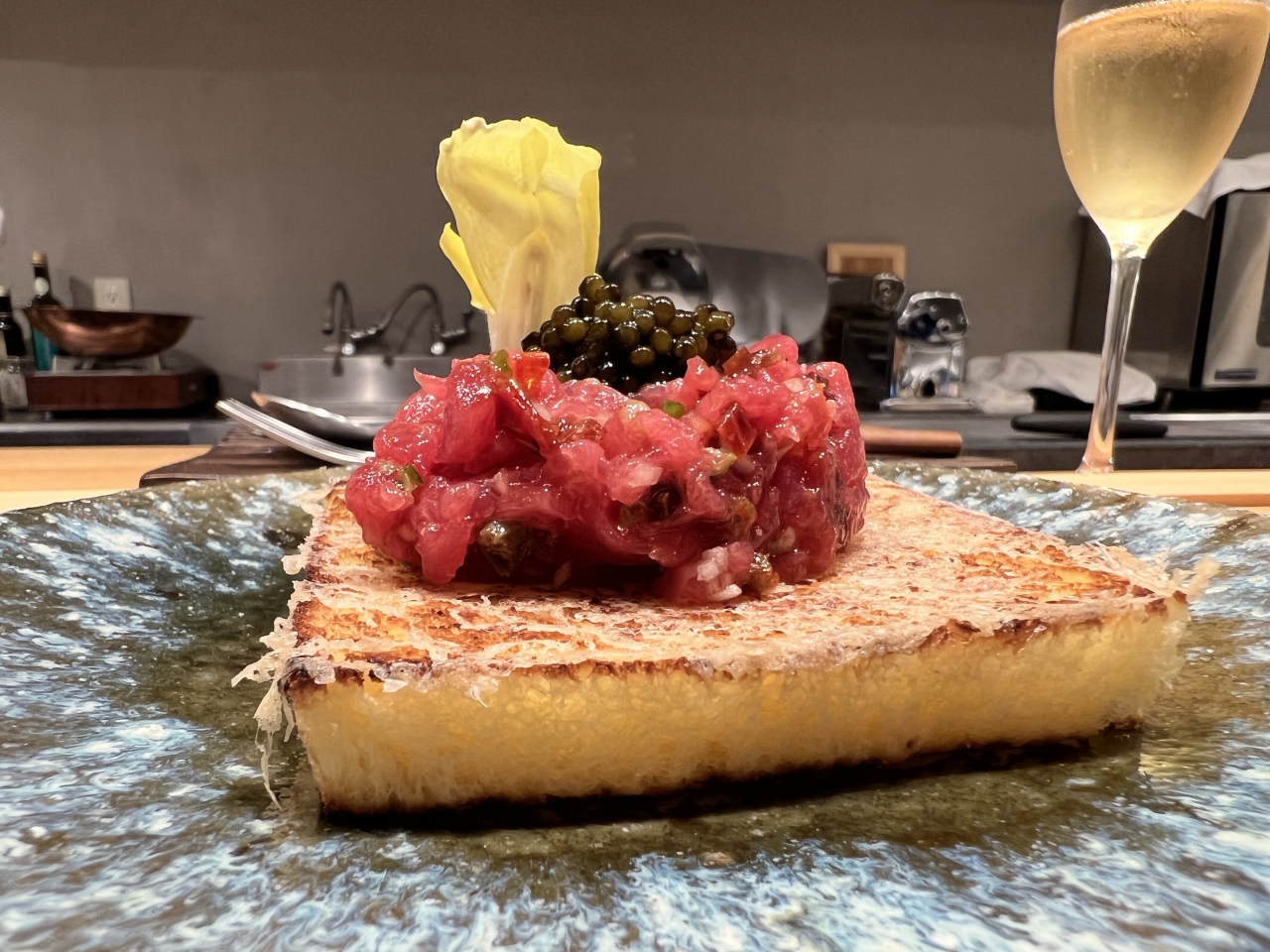 【東京グルメ】築地味わう魚河岸イタリアン「●●●」