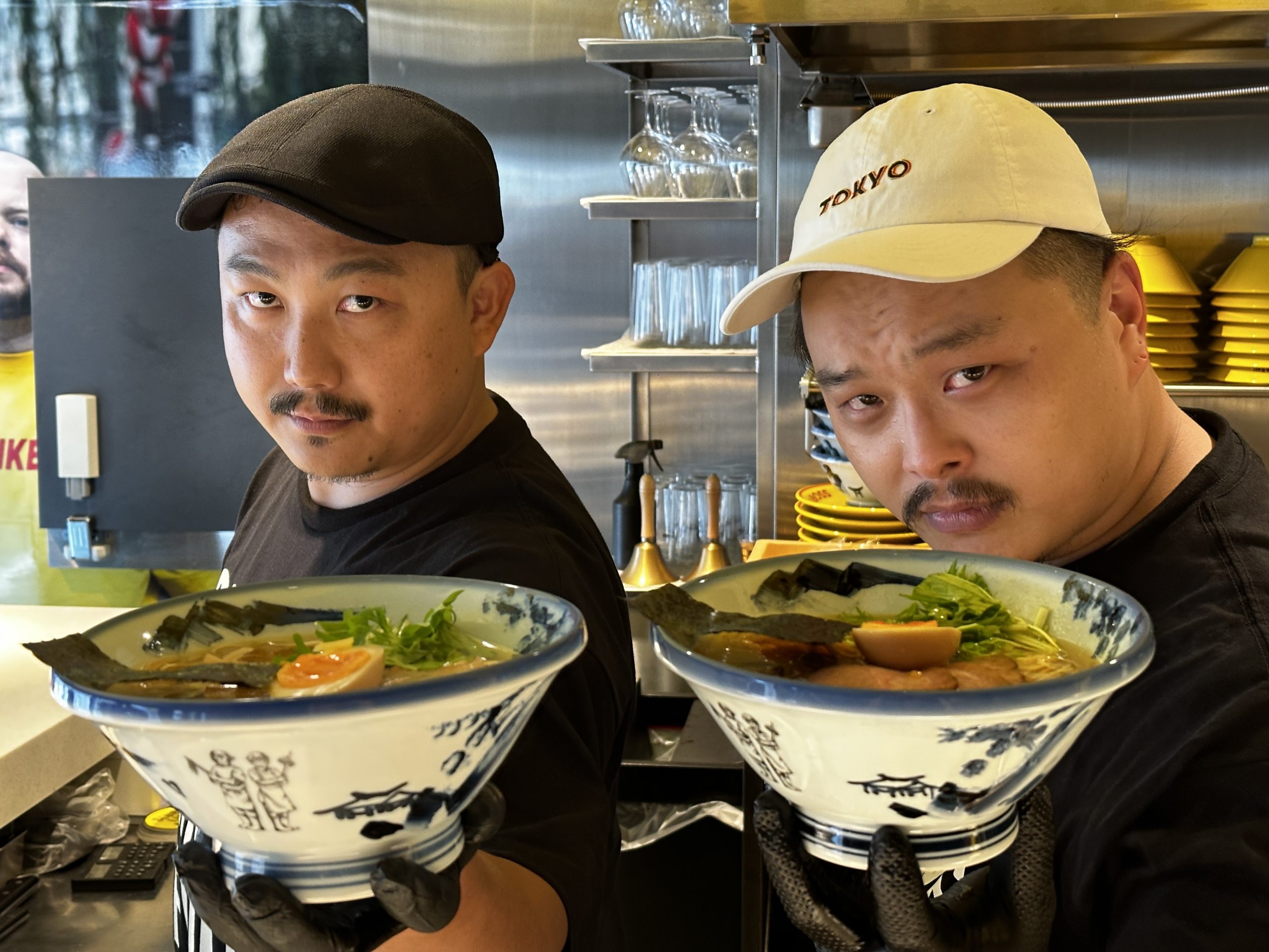 和牛を使用した1日限りの究極のコラボラーメン「●●●」×「●●●」