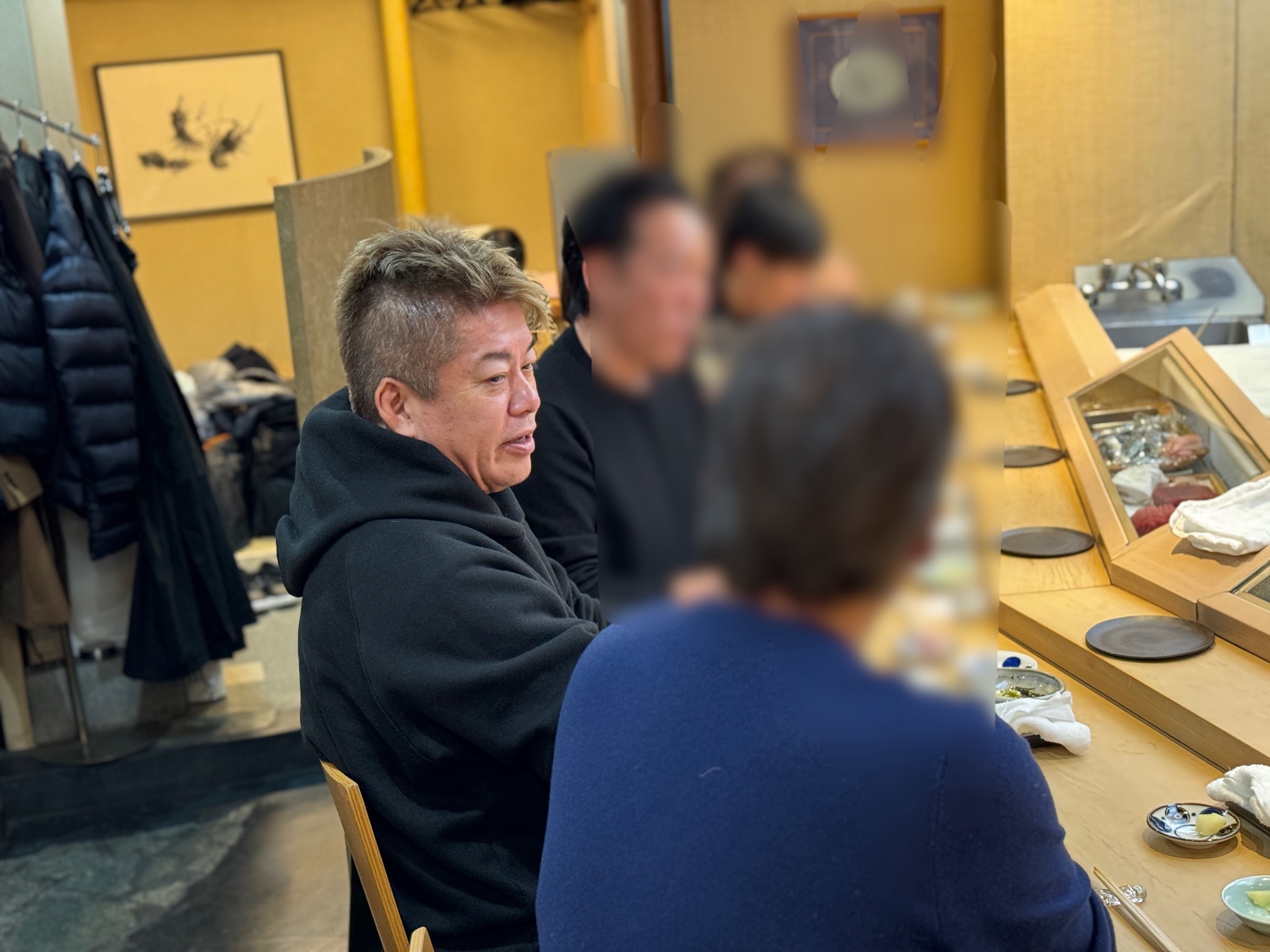 堀江貴文と高級寿司をいただけるプレミアム鮨会１１月『●●●』！！